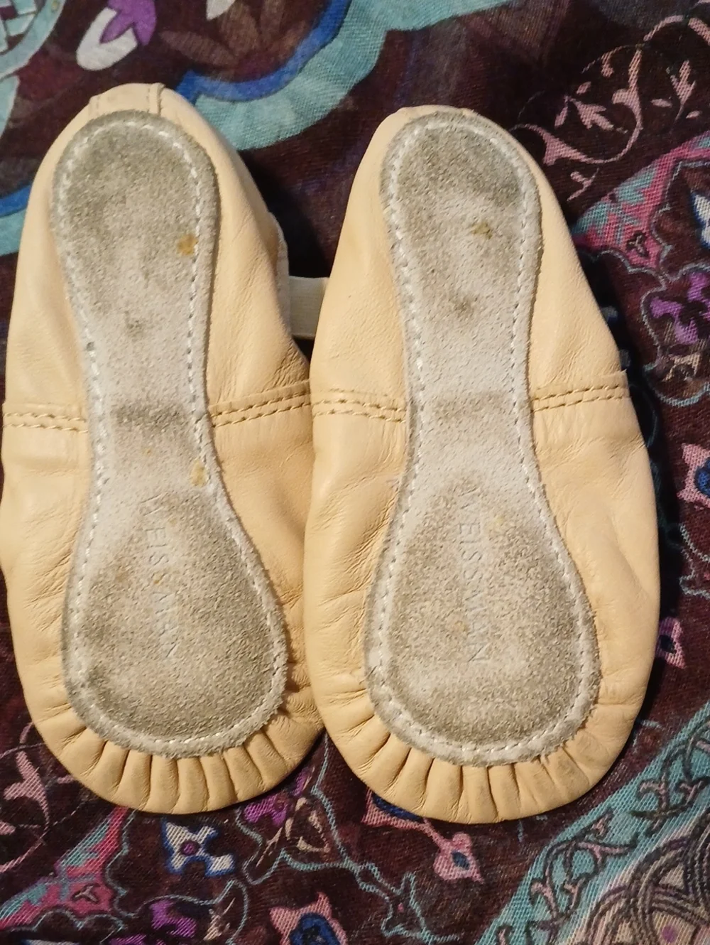 Weissman W400 Leather Ballet Shoes 8CM Yellow